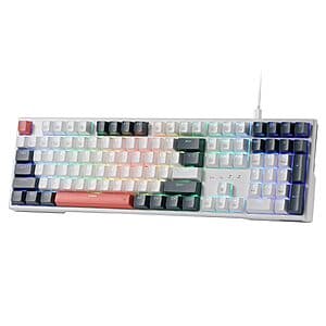 Redragon K668 RGB Wired Gaming Keyboard (Red Switch) $33 & More