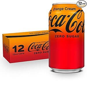12-Pack 12-Oz Coca-Cola Soda: Diet Coke 3 for $13.20,  Zero Sugar Orange Cream 3 for $13 & More w/ Subscribe & Save