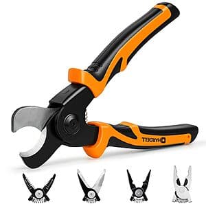 HARDELL 5-in-1 Wire Stripper & Crimper for 10-22 AWG w/ Storage Case $10