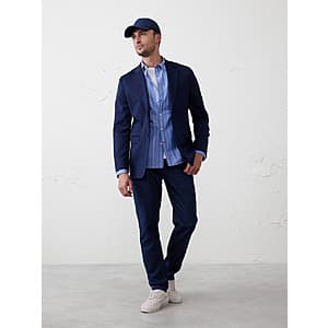 Banana Republic Factory Extra 50% Off Select Styles: Men's Athletic Travel Jeans $15 & More + Free S&H on $50+