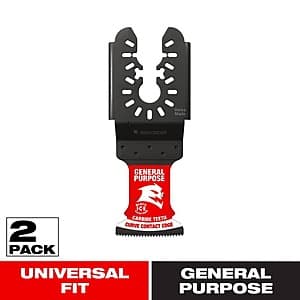 2-Pk DIABLO 1-1/4" AMPED Demo Demon Universal Carbide Oscillating Blades $10.85 + Free S&H