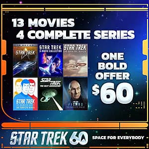 Star Trek franchise collection featuring multiple movie and television series options across UHD and HD formats.