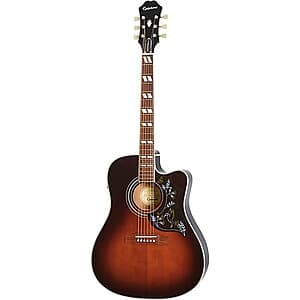 Epiphone Hummingbird EC Studio Limited-Edition Acoustic-Electric Guitar $350 + Free Shipping