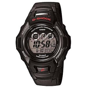46mm Casio Men's G-Shock Black and Grey Digital Dial Resin Strap Watch $90 + Free Shipping