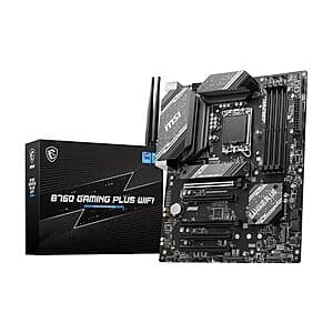 MSI B760 Gaming Plus WiFi V1 Motherboard $70 + Free S&H w/ Prime