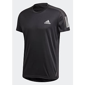 adidas Men's Own The Run Tee (Black or White) $9 + Free Shipping