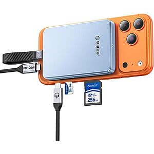 ORICO 6-in-1 10Gbps Magnetic M.2 NVMe USB-C SSD Enclosure $33 + Free S&H