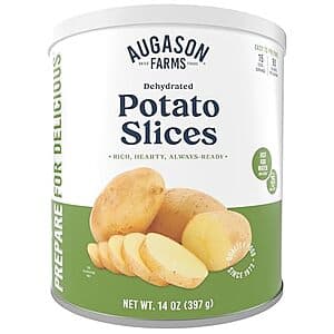 14-Oz Augason Farms Dehydrated Potato Slices Can $6.75