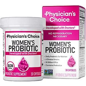 30-Count Physician's Choice Women's Probiotic Delayed-Release Capsules $9.60 & More w/ Subscribe & Save