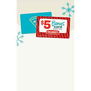 $25 Papa Murphy's eGift Card + 2x $5 Bonus Papa Murphy's eGift Cards $25 (Digital Delivery)