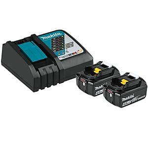 2-Pk Makita LXT 18V 4.0Ah Li-Ion Batteries w/ Rapid Charger $135 + Free S&H