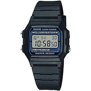 35mm Casio Men's Vintage F105W-1A Illuminator Water Resistant Sport Watch $18