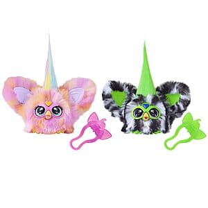 2-pk Furby Furblets Fierce & Fabulous Electronic Plush Toys (Greenie-Meanie & May-May) $7.50