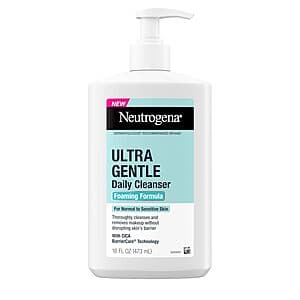 Select Accts: 16-Oz Neutrogena Ultra Gentle Foaming & Hydrating Face Wash $5.55 w/ S&S