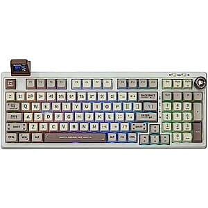 Epomaker RT100 Mechanical Gaming Keyboard (Flamingo Switch) $45.05 + Free Shipping