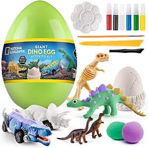 National Geographic Giant Dinosaur Egg Activity Learning Toy Kit $8.90