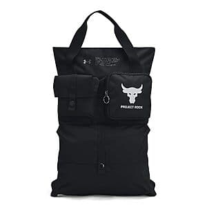19L Under Armour Project Rock Gym Sack (Black/Mod Grey) $17.25