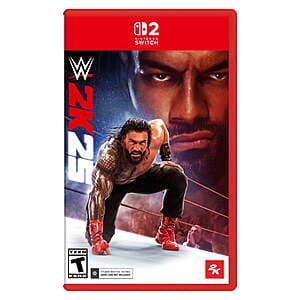 Select Locations: WWE 2K25 (Nintendo Switch 2 Code in Box) $15 + Free Store Pickup