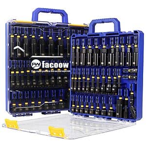 55-Pc Facoow Magnetic Impact Nut Driver Set $28.80 & More + Free S&H