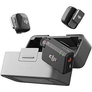 DJI Mic Mini Wireless Lavalier Microphone w/ 2x TX + 1x RX + Charging Case $79 + Free S&H & More
