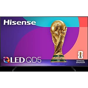 98" Hisense QD5 Series Hi-QLED 4K Smart Google TV (2025 Model) $1000 + Free S&H