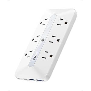 Anker 10-in-1 Wall Outlet Extender w/ Surge Protection & 20W Fast Charging $16