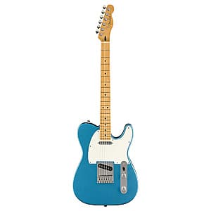 Fender Player II Telecaster electric guitar with Lake Placid Blue finish and black pickguard.