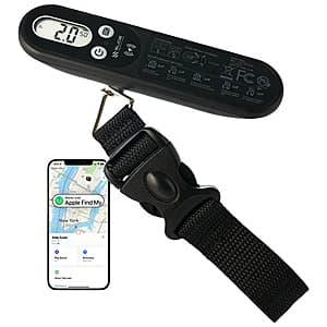 Slide Innovations "Find My" Luggage Tracker (Apple) and Digital Scale $15 + Free S/H