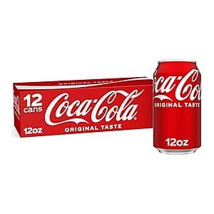 12-Pack 12-Oz Coca-Cola Soda (Original, Zero Sugar, Diet or Orange Cream) from $4.40 w/ Subscribe & Save