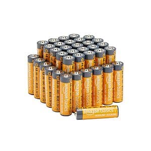 Select Accounts: 48-pk Amazon Basics AA Alkaline High-Performance Batteries $9.60 w/ Subscribe & Save