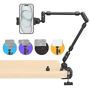 22" SmallRig Desktop Magic Arm with Crab Clamp Kit $25.15