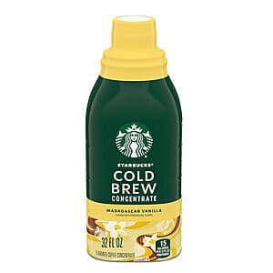32-Oz Starbucks Cold Brew Coffee Concentrate (Select Flavors) $5.80 w/ Subscribe & Save
