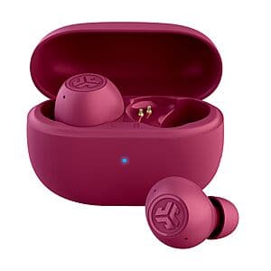JLab Go Pop ANC True Wireless Earbuds & Charging Case (Fuchsia) $14.80
