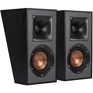 Klipsch Reference R-41SA Dolby Atmos Surround Sound Speakers (Pair, Black) $150 + Free Shipping