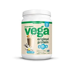 Prime Members: 32.5-Oz Vega Original Protein Powder (Creamy Vanilla) $9.70 w/ S&S + Free Shipping