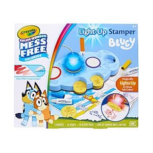 Crayola Magic Light Up Bluey Stamper Art Set $14