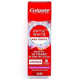 3-Oz Colgate Optic White Pro Series Express White Toothpaste + $5 Walmart Cash $9