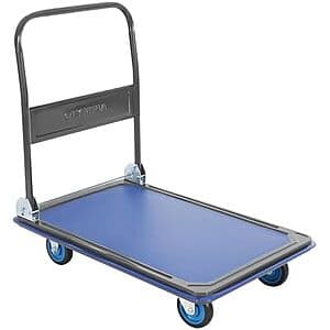 Select Accts: Olympia Tools 36" x 24" Foldable Push Cart Dolly (600-lb. Capacity) $73.20 + Free S&H