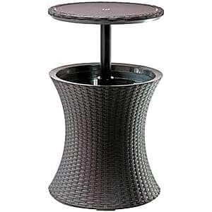 Keter Pacific Cool Bar Outdoor Patio Side Table w/ Hidden 7.5-Gal Cooler $57.38 + Free S&H