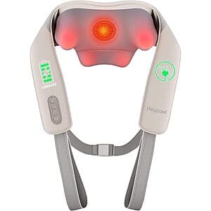 Heycool Cordless Neck & Shoulder Massager w/ Heat $19 + Free S&H