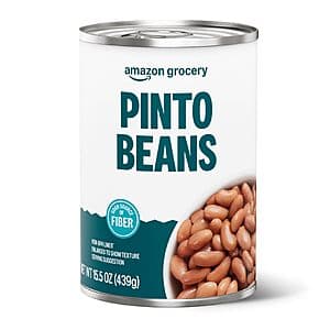 Prime Members: 15.5-oz Amazon Grocery Canned Pinto Beans 4 for $2.80 + Free S&H w/ S&S