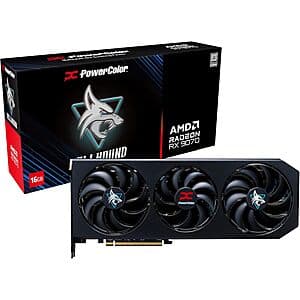 PowerColor Hellhound AMD Radeon RX 9070 16GB GDDR6 PCIe 5.0 Graphics Card $560 + Free Shipping