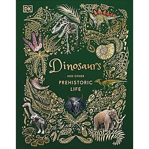 DK Children's Anthologies book cover featuring colorful illustrations of various dinosaurs and prehistoric creatures.