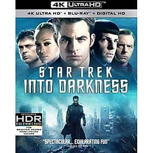Star Trek Into Darkness (4K Ultra HD + Blu-ray + Digital) $10.25