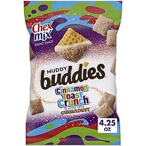 4.25-Oz Chex Mix Muddy Buddies Cinnamon Toast Crunch Snack Mix $2 w/ Subscribe & Save