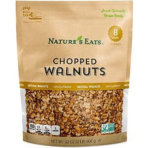 Select Accounts: 32-Oz Nature's Eats Chopped Walnuts $9.35 w/ S&S