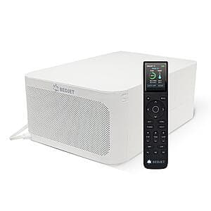 BedJet 3 Climate Comfort Sleep System sleep device with white and gray coloring designed to regulate bed temperature.