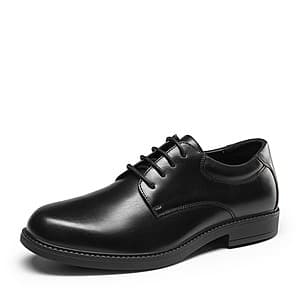 Bruno Marc Men's Shoes: Non-Slip Work or Wide-Fit Cap Toe Oxford $22 & More + Free Shipping