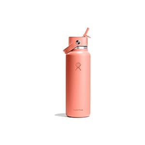 40-Oz Hydro Flask Stainless Steel Insulated Bottle w/ Flex Straw (Sunglow) $18 + Free S&H w/ Amazon Prime