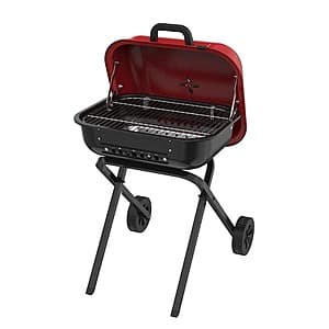 Traverse Portable Charcoal Grill (Red) $29 + Free S&H